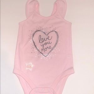 Baby girl love you more onesie